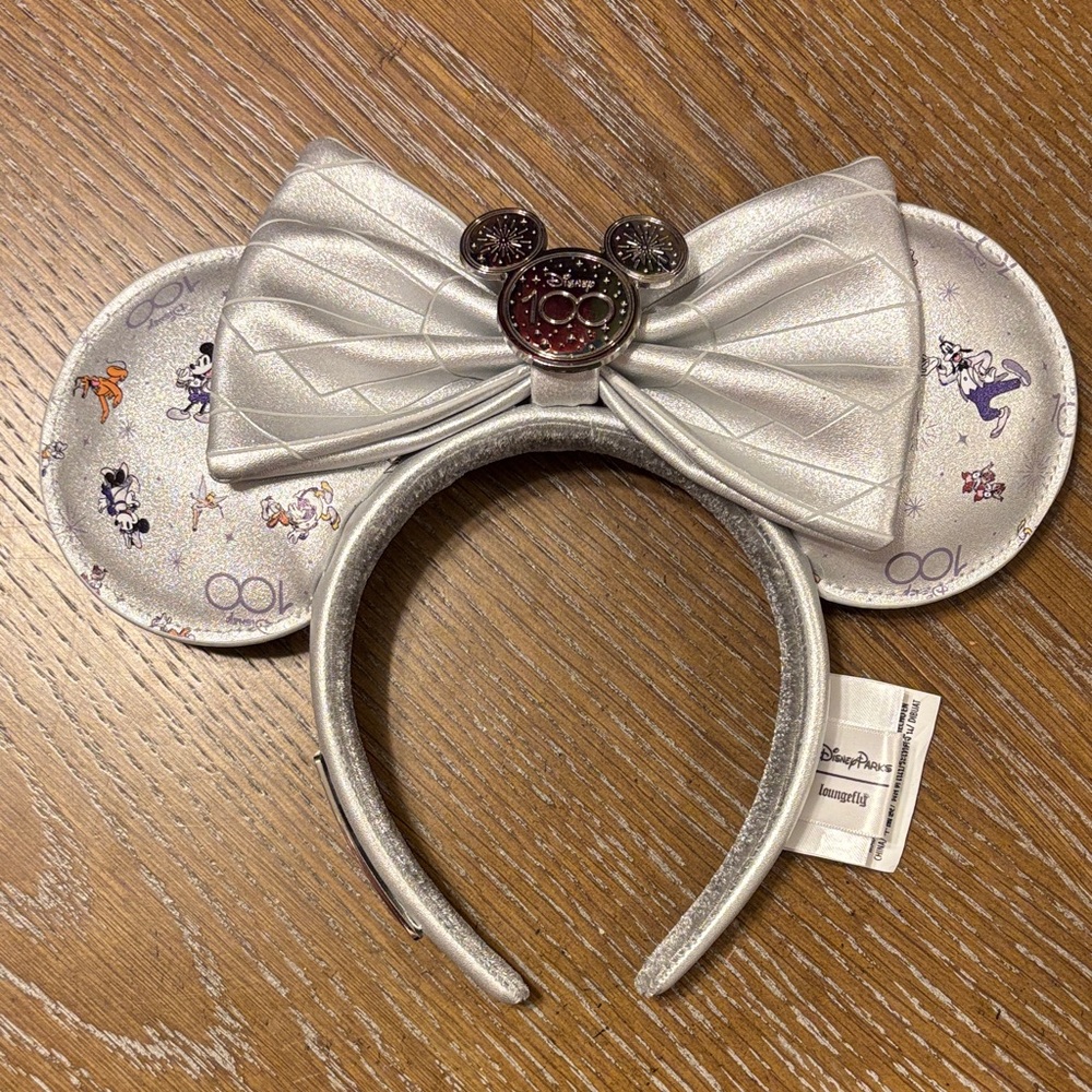 Disney 100 Silver Loungefly Mickey Ears